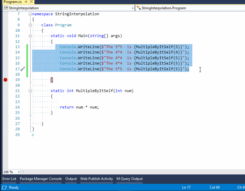 有用的 Visual Studio 快捷方式(注释、删除注释、折叠代码等)